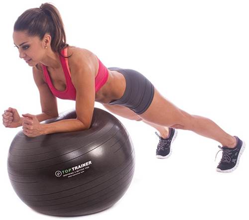 egzersiz topu ile plank ne işe yarar